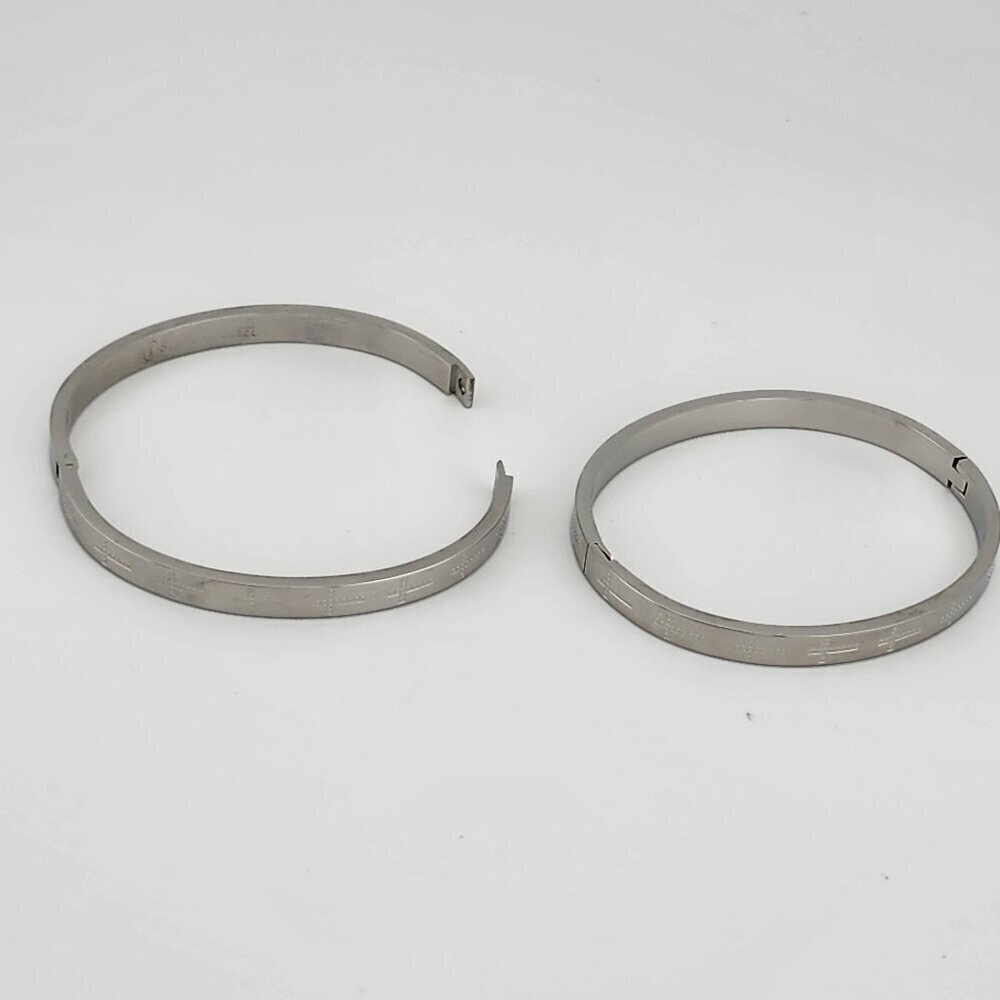 Brand New Stainless Steel Multi Cross Bracelet